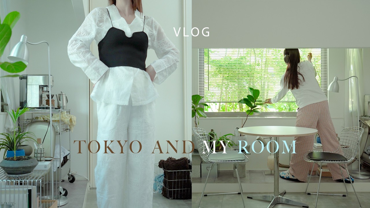東京VLOGと春夏服購入品｜短時間でも充実させる東京駅周辺🍹｜UNIQLO,スリコ,スタプロ