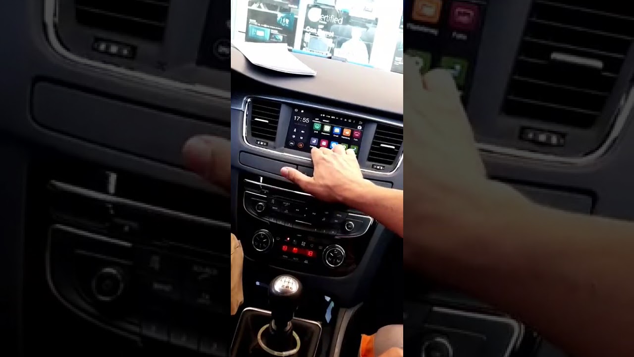 peugeot 508 monitor navigatore android YouTube
