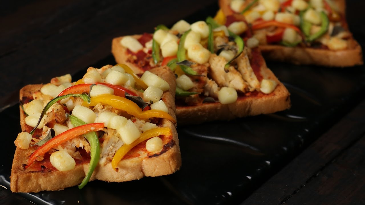 Chicken Bread Pizza