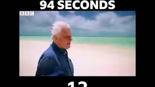 🔥94 years in 94 seconds🔥Life of Sir David Attenborough❤