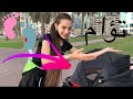 اول طلعة مع اطفال اختي الكبيره التوأم 