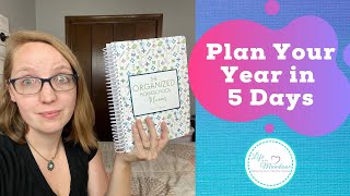 PLAN YOUR HOMESCHOOL YEAR IN 5 DAYS- ORGANIZED HOMESCHOOL PLANNER