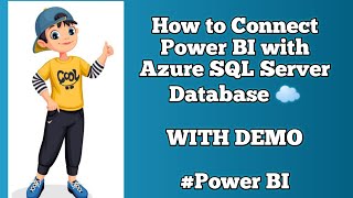 6) How to Connect Power BI with Azure SQL Server Database | Power BI | Azure SQL Serer database