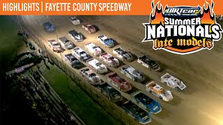 DIRTcar Summer Nationals Late Models at Fayette County Speedway June 30, 2022 | HIGHLIGHTS