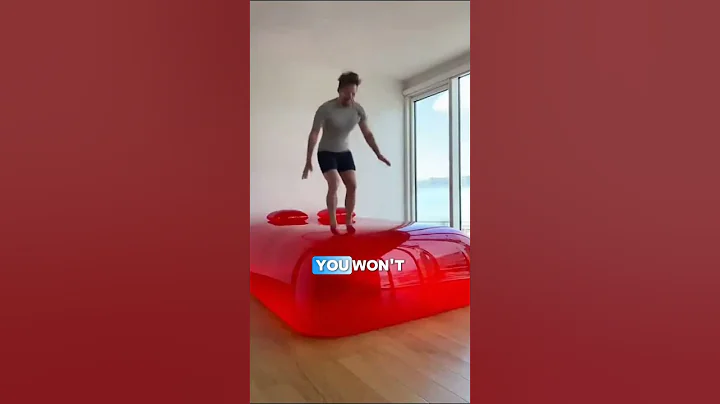 You Can Jump on This "Jelly Bed" With an Egg and It Won't Break! 🥚🛏️ #Shorts
