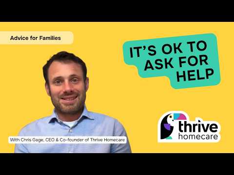 A video featuring Chris Gage of Thrive Homecare talking about the feelings of guilt  around seeking care for a loved one