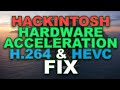 FIX Hardware Acceleration ( H.264 & HEVC ) of Hackintosh | up to MacOS Catalina | 2020