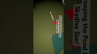 Swooping the pond in Skydive Sim! #skydiving #SkydiveSim
