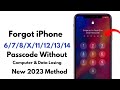 Forgot iPhone Passcode Unlock Without  Data Losing ! How To Unlock iPhone 4/5/6/7/8/X/11/12/13/14
