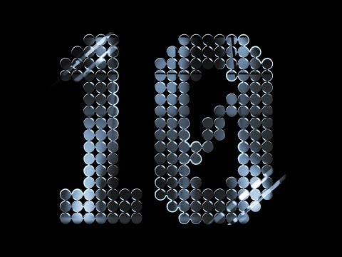 COUNTDOWN TIMER 10 to 0 ( v 626 ) WITH SOUND EFFECTS + VOICE 4k