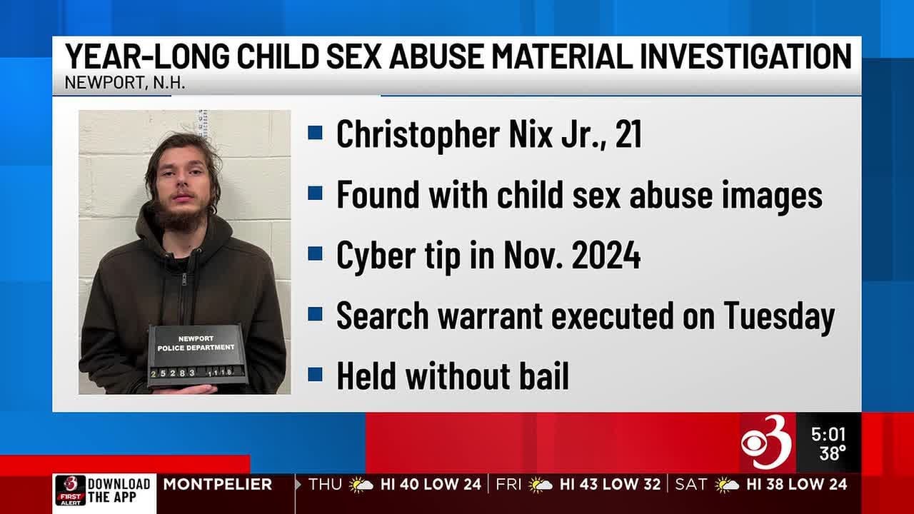 NH man charged with having child sex abuse material - YouTube