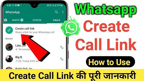 Whatsapp Create Call Link Features 2022 | Whatsapp New Update | How to Use Whatsapp Create Call Link