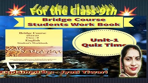 Bridge Course: Student