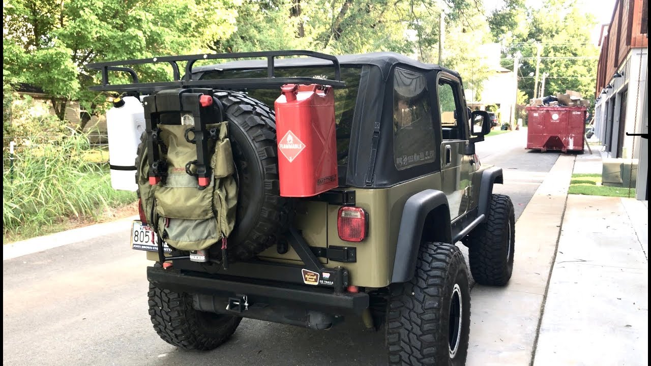 Diy Overland 50 Jeep Wrangler Tj Cargo Rack