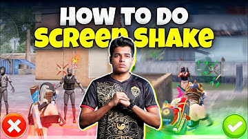 DO YOU NEED SCREEN SHAKE IN CLOSE RANGE FOR MORE HEADSHOTS? BGMI (Tips/pubg mobile