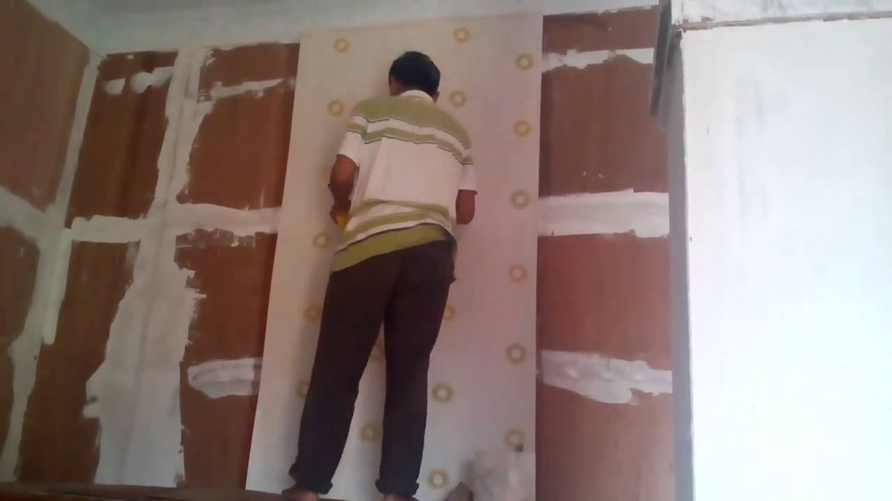 101 Cara Memasang Wallpaper  Dinding Rumah Youtube 