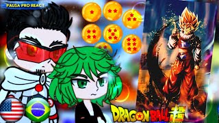 S Class Heroes React To Goku As New Hero In One Punch Man | Dragon Ball | Gacha Life Club React