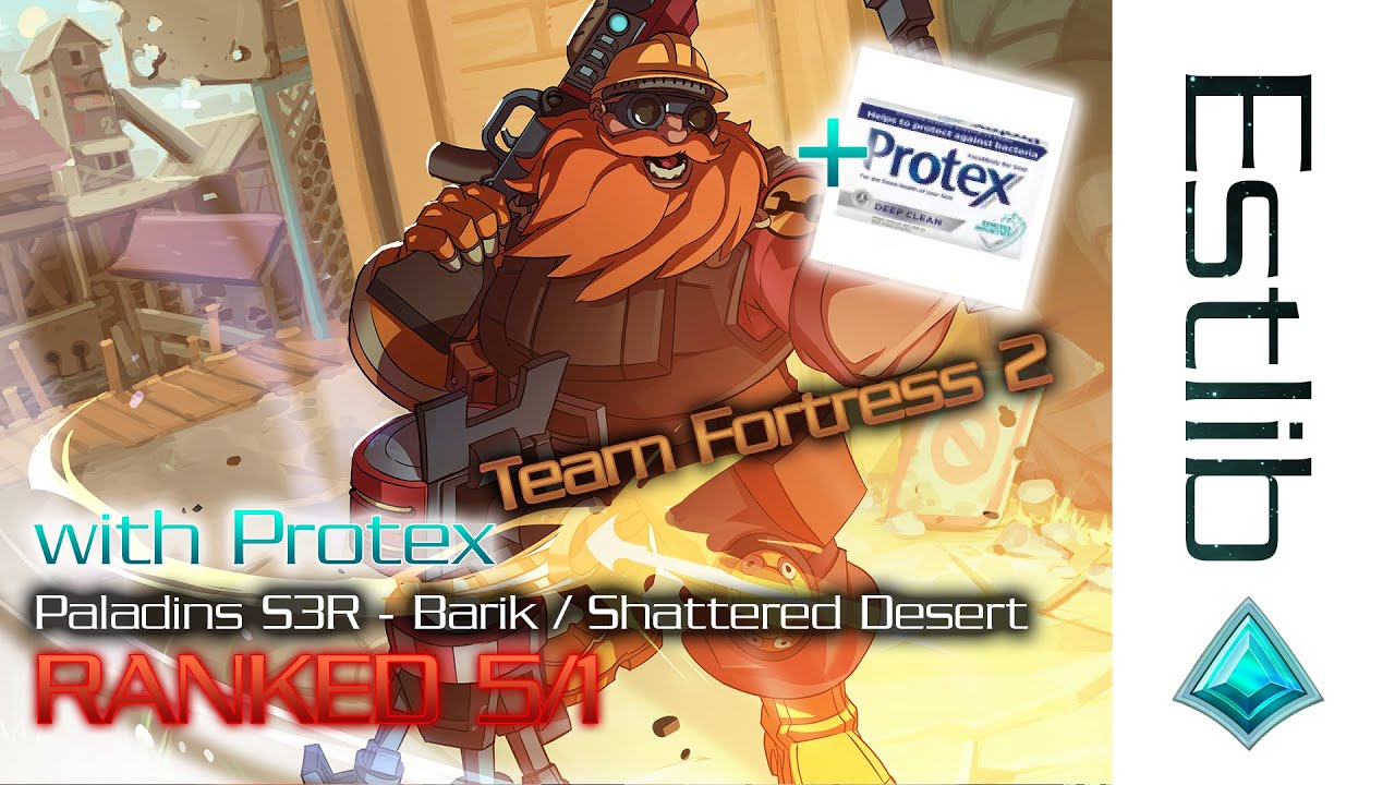 Paladins Season 5-1 Ranked with Protex - Barik / Shattered Desert