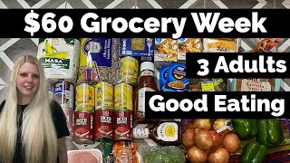 Realistic Budget Groceries • $60 for 3 Adults • What We Eat in a Normal Week