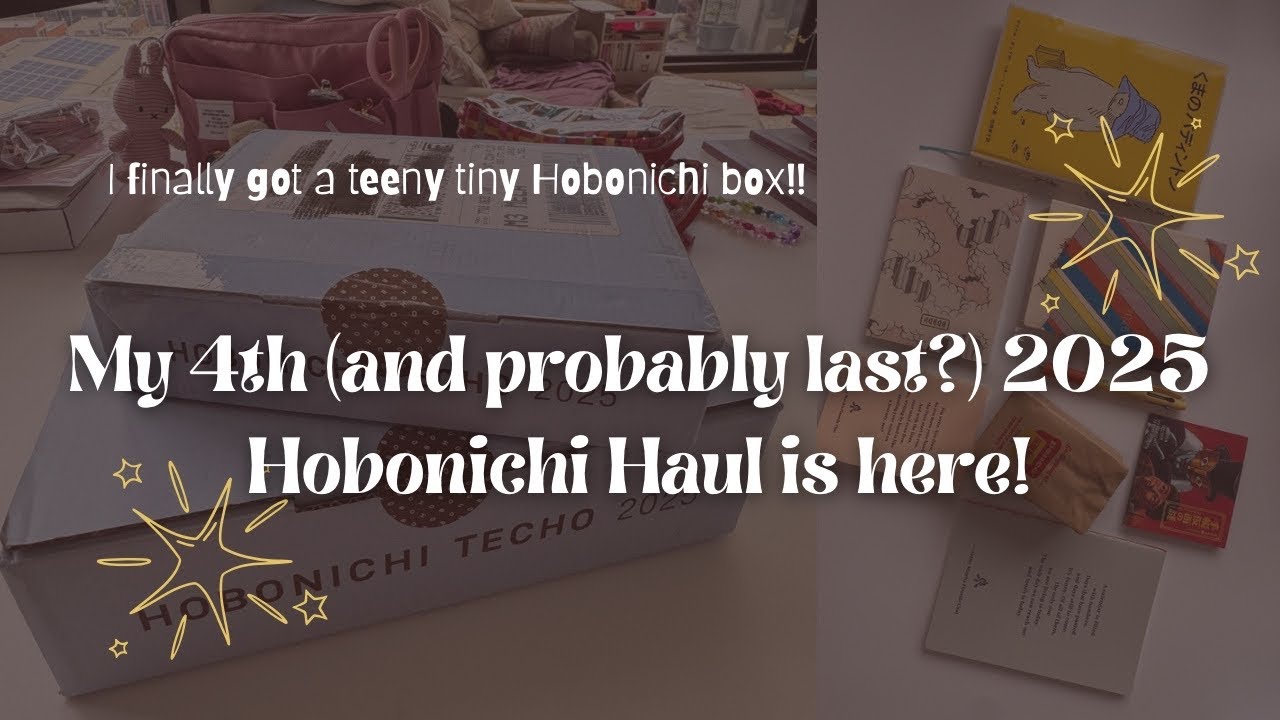My 4th Hobonichi Order - a little one, but an emotional one 🥹