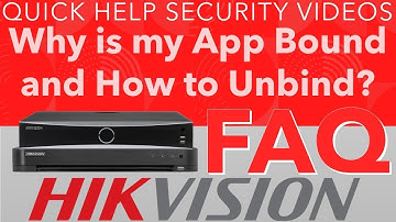 Hikvision FAQ - How to Unbind a DVR NVR or IP Camera from Hik-Connect