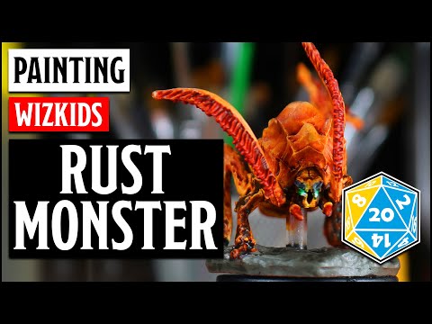 How to paint Rust Monsters | Nolzur's Marvelous Miniatures/Wizkids | Boxes of Shame