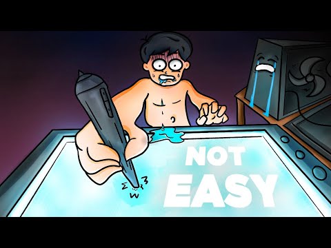 I TRIED making a ANIMATION - Pen display Unboxing ft.XPPEN (It was Nightmare)