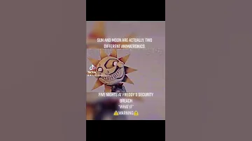 What IF Five Nights At Freddy S Security Breach Sun And Moon Are Two Different Animatronics 