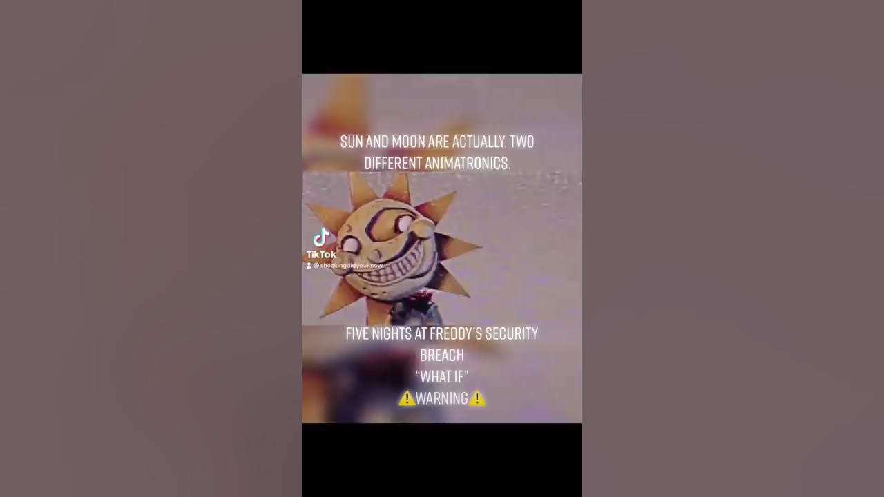 “What IF” Five Nights at Freddy’s Security Breach | Sun and Moon are two different animatronics