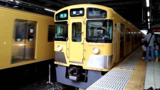 【希少！】所沢駅 西武2000系2063F(幕車)