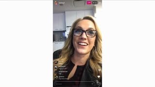 09-29-17 Kat Timpf on Instagram Live - Green Room with Kimberly Guilfoyle