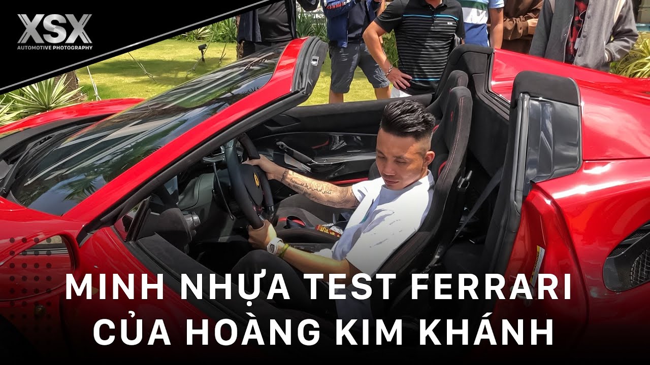 ferrari j50 Update 2022 Đây là cảm xúc của Minh Nhựa sau khi trải nghiệm Ferrari 488 Pista Spider của Hoàng Kim Khánh | XSX