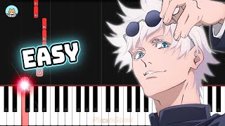 [full] Jujutsu Kaisen Season 2 OP - "Ao no Sumika" - EASY Piano Tutorial & Sheet Music