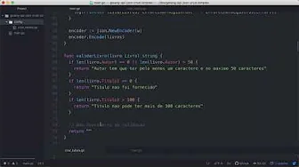 cursos/0016-golang-crud-simples: Faxina de Codigo - Variavel Livros na Memoria