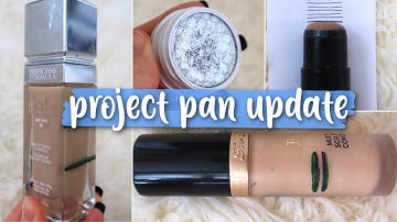PROJECT PAN UPDATE #1 & my first empty of 2021!! // Using Up My Makeup