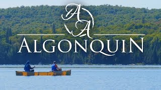Algonquin Provincial Park in 4K | Canoe Camping and Bushcraft in Ontario, Canada