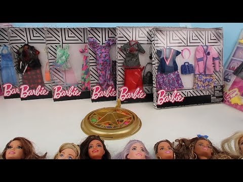 Barbie Kombin Challenge! Çarkıfelek Oyuncak Bebek Giydirme Oyunu Bidünya Oyuncak