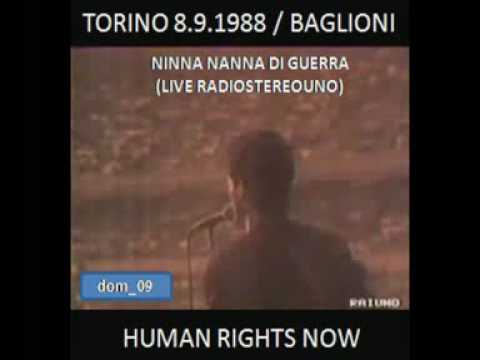 HUMAN RIGTS NOW! - NINNA NANNA LIVE 1988 TORINO - ...