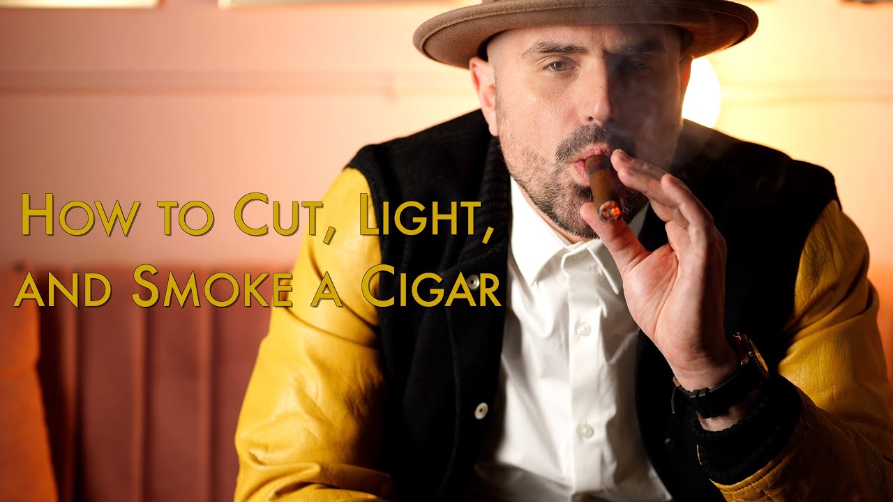 How to Smoke a Cigar - How To Cut, Light and Smoke a cigar