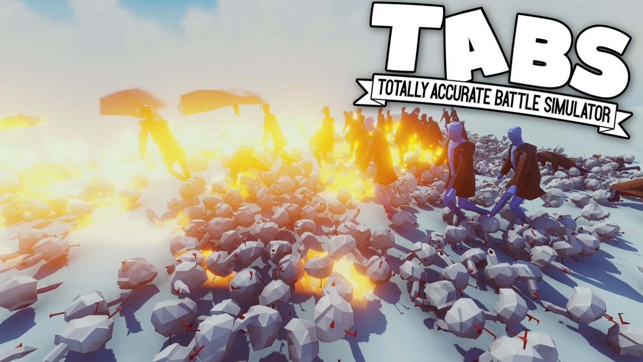 TABS - Giant Chicken Burning Challenge! Totally Accurate Battle Simulator