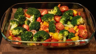 Very tasty vegetable casserole with eggs. Eat and lose weight
