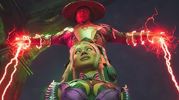 Evil Dark Raiden Returns To Fight Everyone In Liu Kang