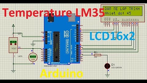 LM35 sensor with Arduino show lcd16x2