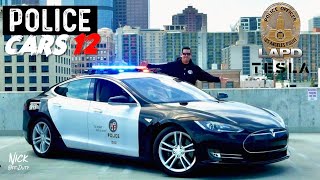 POLICE CARS : LAPD TESLA w/Ofc Rob