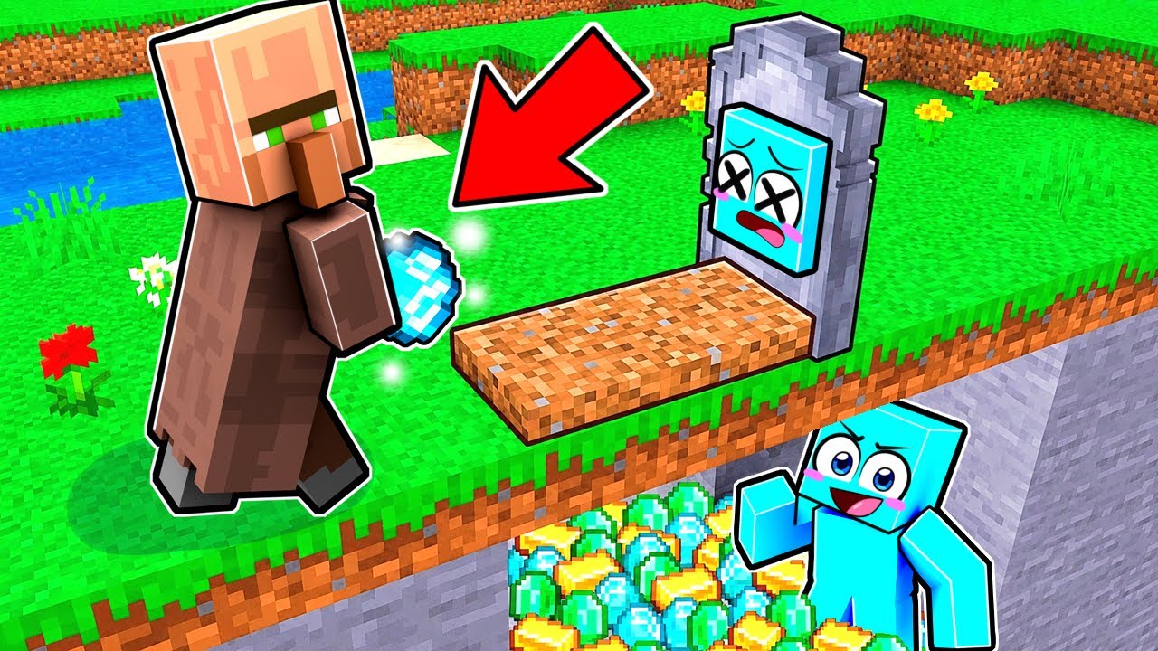 12 Formas de ROBAR DIAMANTES a los ALDEANOS en Minecraft!