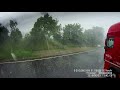 Kurzes Unwetter bei Wernigerode  03 06 2019