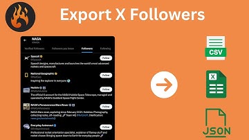 How to bulk export X/Twitter followers?