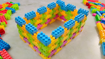 Satisfying DIY House ASMR/ Building Blocks/block game/Lego building blocks #asmr#buildingblocks#lego