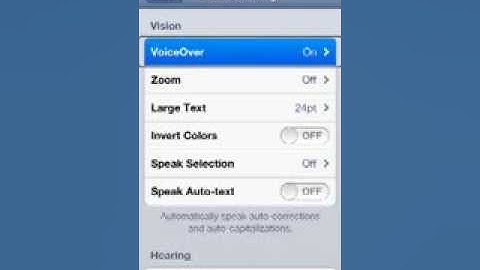 IOS Accessibility - Part 5 - Configuring VoiceOver and VoiceOver Practice