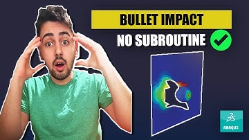 Abaqus Bullet Impact Simulation – This Plate Gets Destroyed!